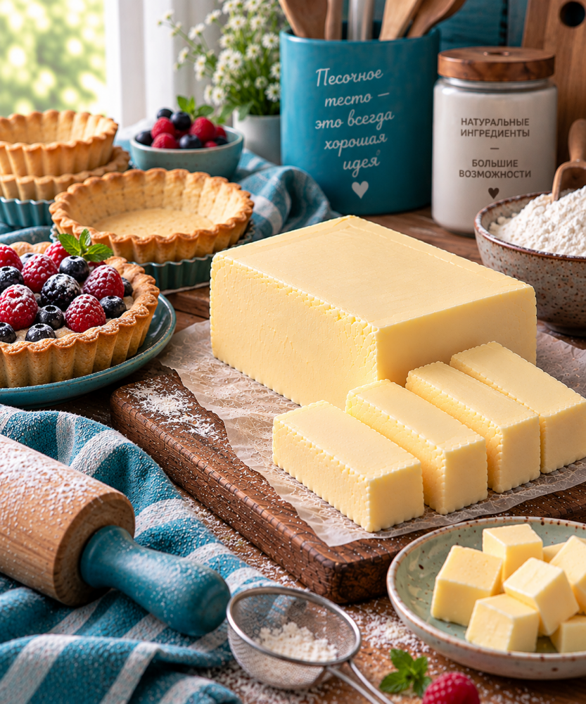Маргарин твердый для песочных изделий "GRANDPRO Tart" 82% 338210
