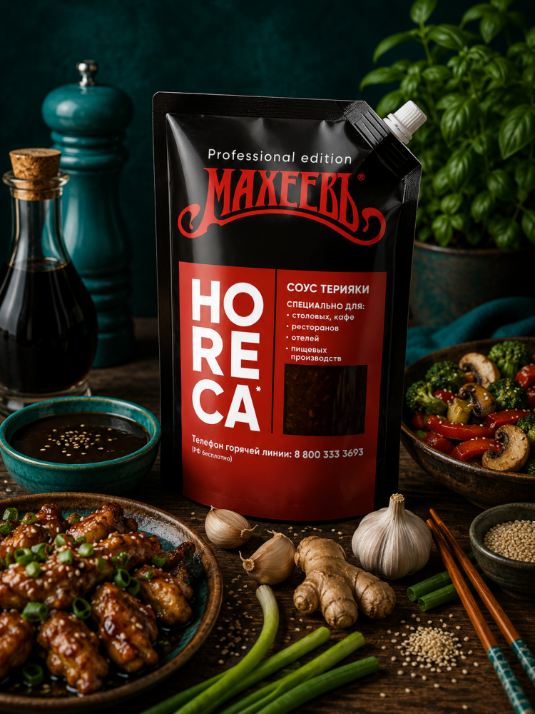 Соус Терияки Махеевъ, Дой-Пак 1 кг