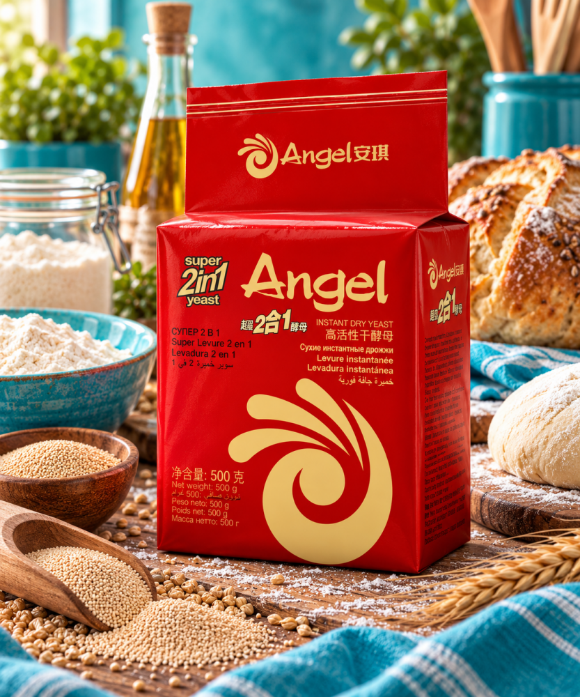 Дрожжи сухие инстантные «ANGEL SUPER 2в1»