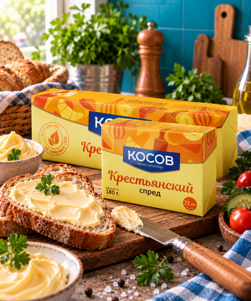 Спред растительно-жировой "Крестьянский" 72,5% 