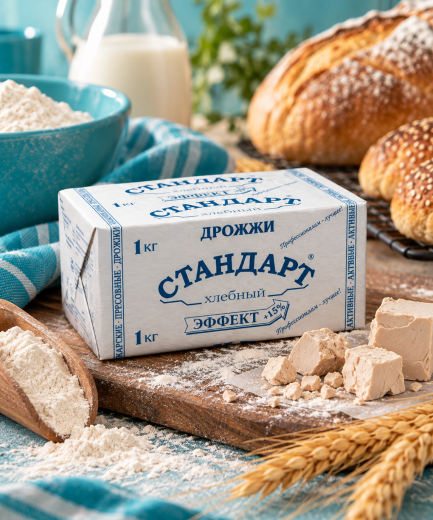 Дрожжи прессованные Хлебный стандарт "Эффект+15"