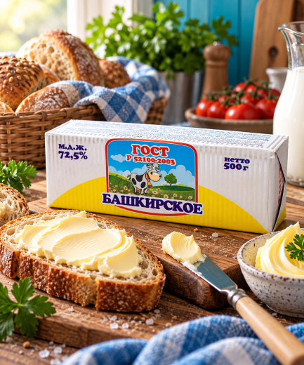 Спред растительно-жировой "Башкирское" 72,5%