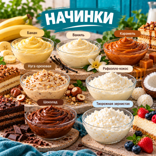 Начинки кремовые термостабильные (Орск)